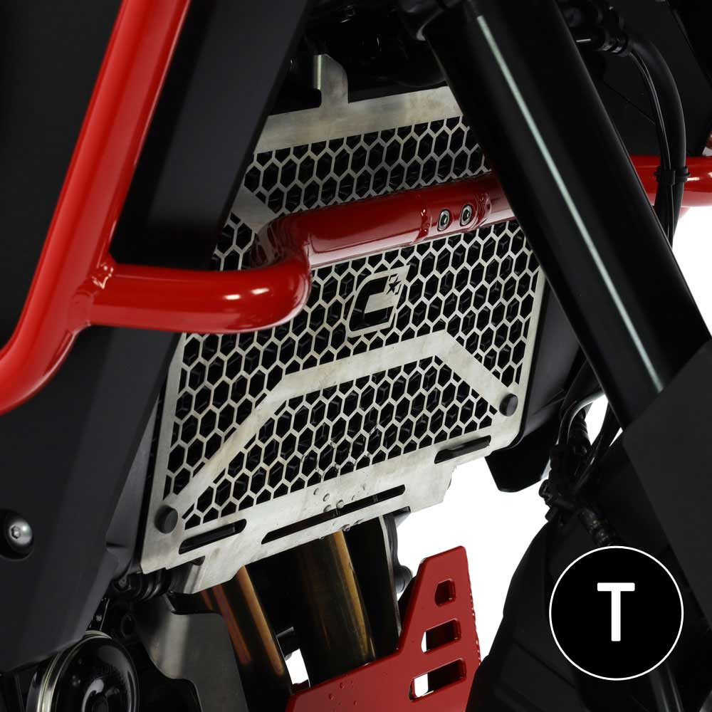 [2CP22700920005] Protector Radiador Crosspro Honda Xl750 Transalp 23-25 Negro T