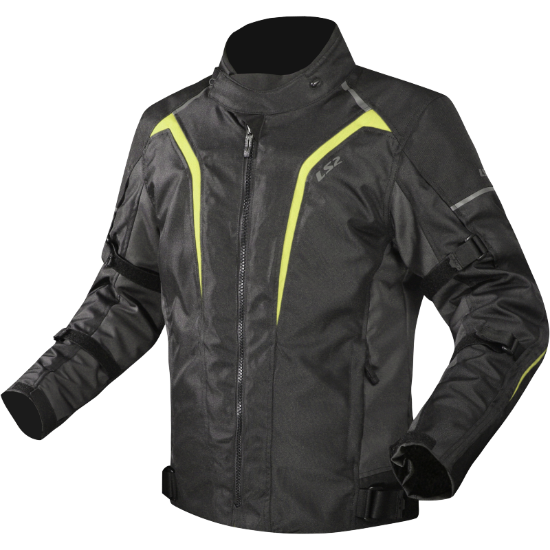 LS2 SEPANG MAN JACKET BLACK GREY H-V YELLOW