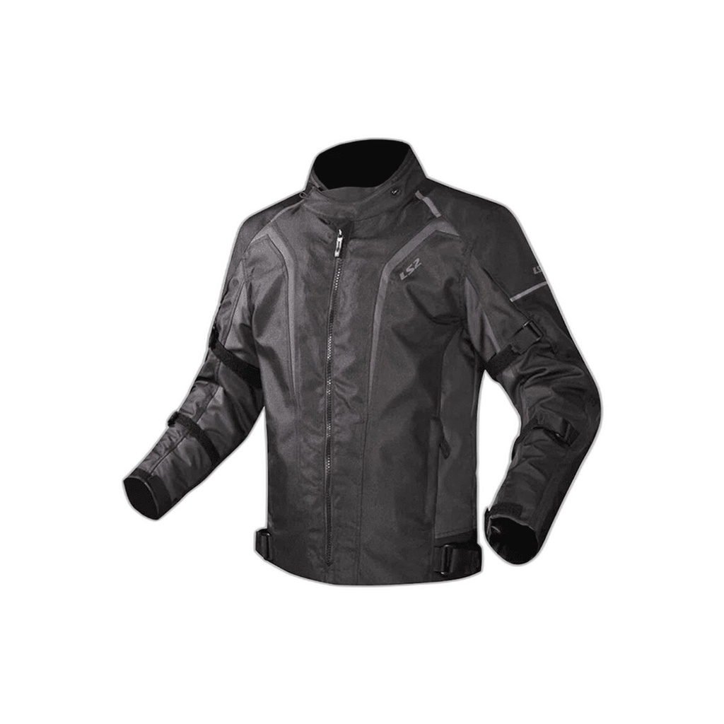 [64190W0107S] Chaqueta Moto LS2 Sepang Hombre Negro Oscuro Gris (S)