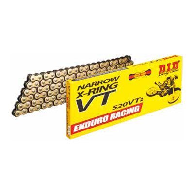 [CD5201VT2X116] Cadena DID 520VT2 x 116 ZB Oro/Negro
