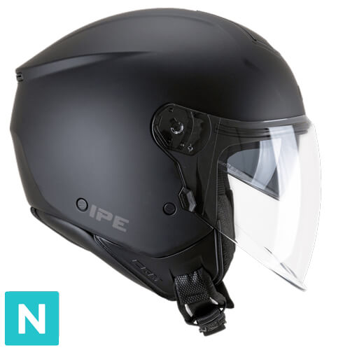 [126A-BLV-01 A1] Casco Jet CGM 126A IPE Mono Negro Mate (XS)