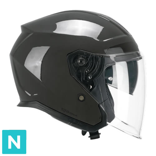 Casco Jet CGM 136F RNA Fibra Mono Grafito