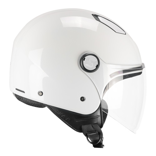 [1LHA-BLA-14 A1] Casco Jet CGM 1LHA Luke Mono Blanco (XS)