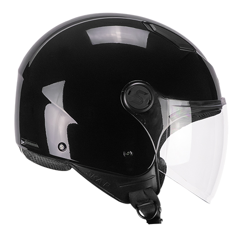 Casco Jet CGM 1LHA Luke Mono Negro