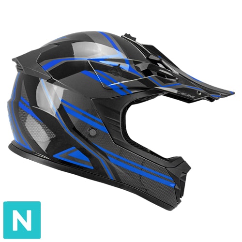 Casco Infantil CGM 267G Dirt-x Fury Negro Gris Azul