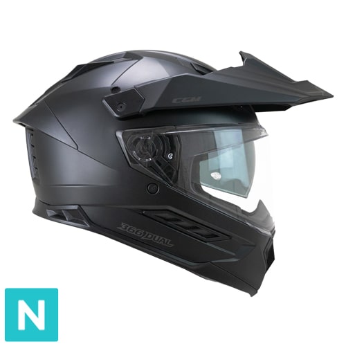 [366A-ALV-01 A1] Casco Integral CGM 366A Dual Mono Negro Mate (XS)