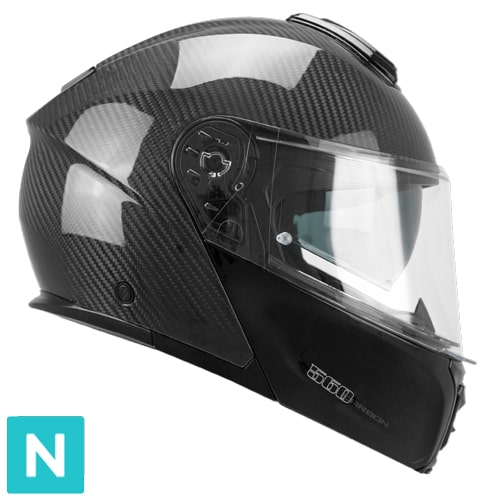 Casco Modular CGM 560C MAD PRO Carbono Negro
