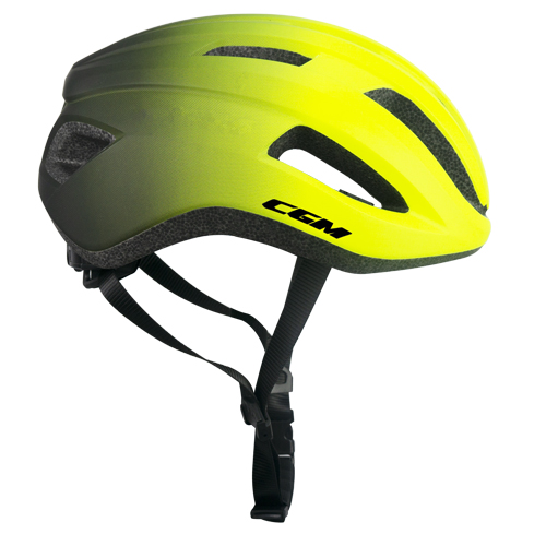 Casco CGM 851G Centro Urban Amarillo Flúor Negro Mate