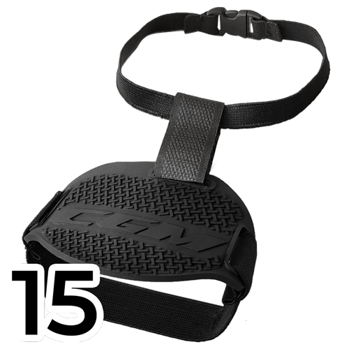 [K-A09A-CAA-01-15A] Cubrebotas CGM A09 Rubber Negro