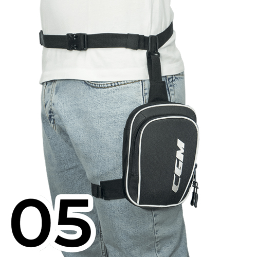 Riñonera CGM Da Gamba B02 Minileg Negro