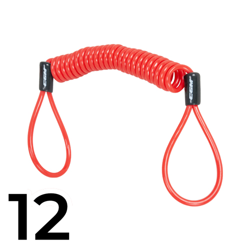 [K-Z15A-BAA-03-12A] Antirrobo CGM Cavetto Z15 Ricordami Rojo