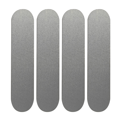 [X999-AAA-82] Accesorio CGM Juego de 4 Adhesivos Reflectantes para Casco Plata