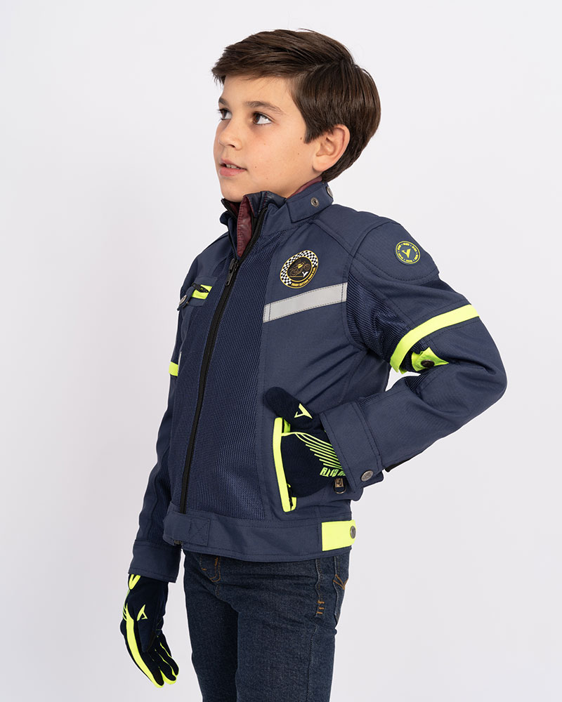 [40000144-BLACK-M/L] Chaqueta By City Junior Rider Negro