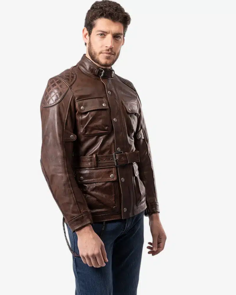 [4000207-BROWN-3-XL] Chaqueta de Invierno By City Mc Queen Hombre Marrón (3XL)