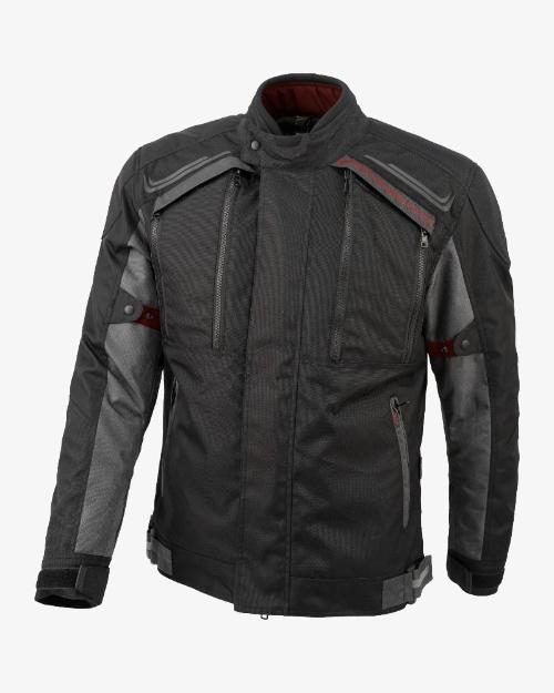 [4000256-MAN-BLACK+RED-3-XL] Chaqueta de Invierno By City Africa Short Hombre Black+red (3XL)