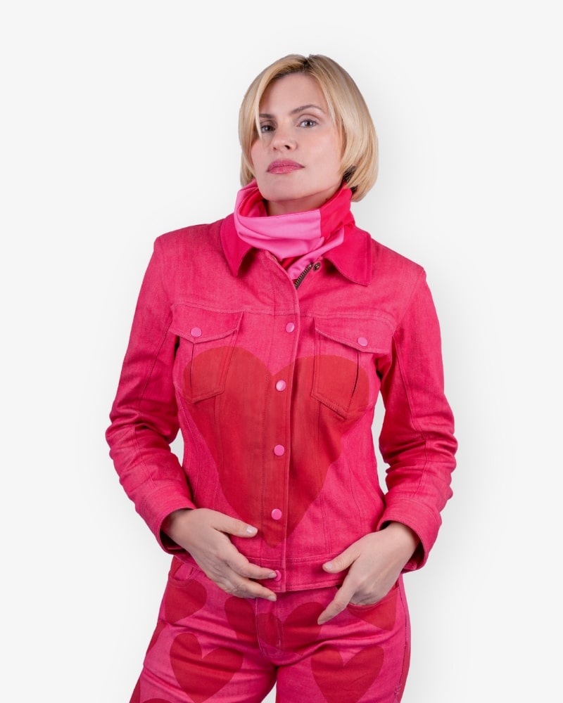 [6000032-PINK-XS] Chaqueta By City Viva Mujer Rosa - Agatha Ruiz de la Prada (XS)