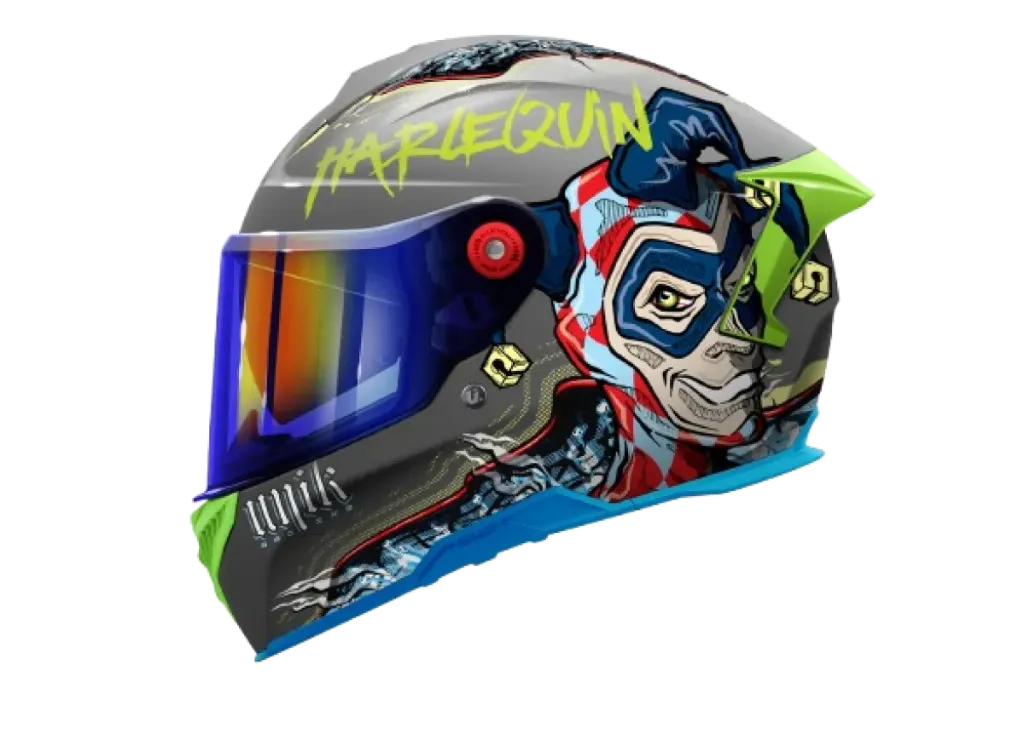 Casco Integral Unik Ultra DV con gafa solar Harlequin grey