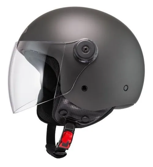Casco Jet NZI Magma antracita mate