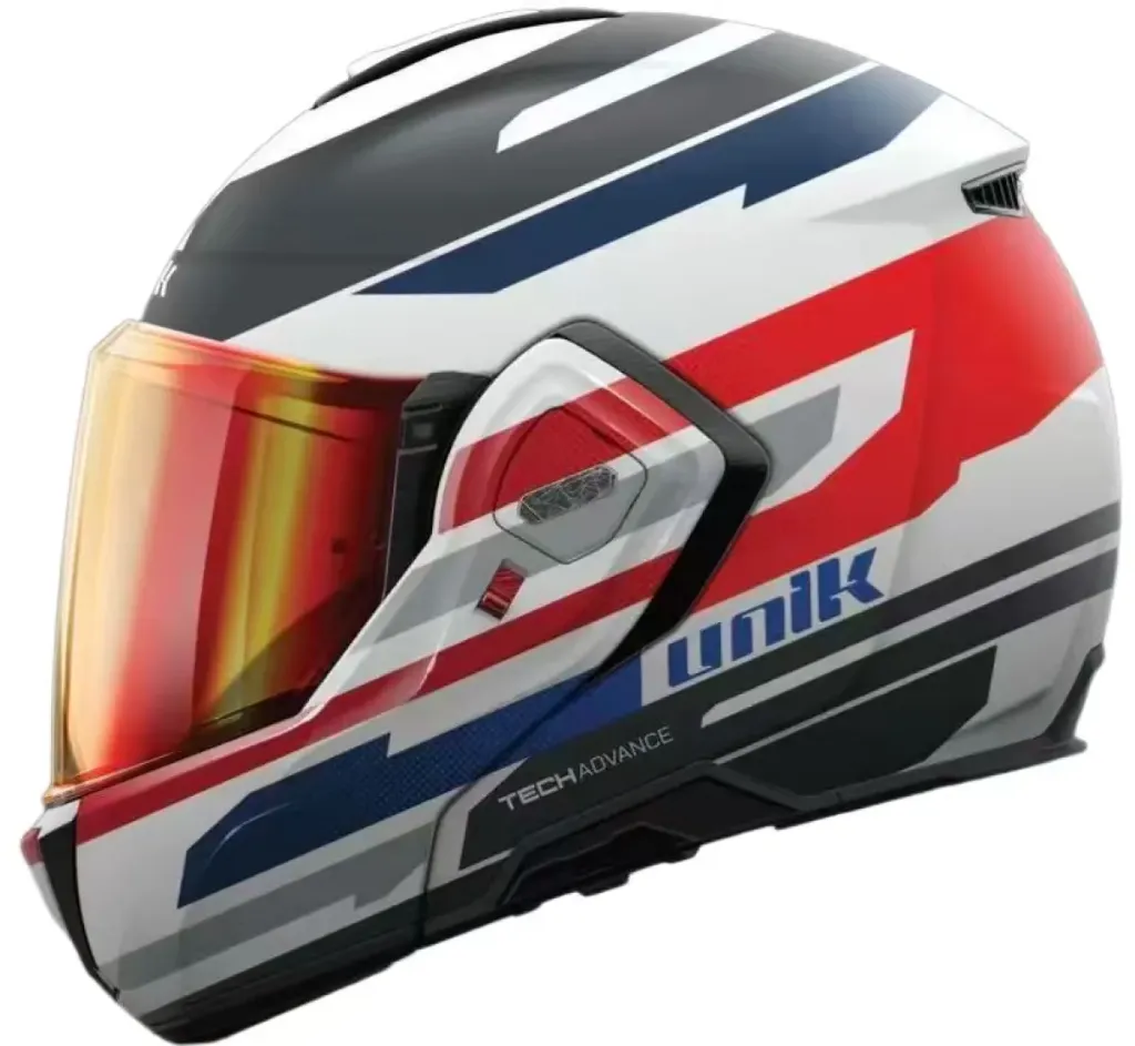 Casco Convertible Unik Spectrum DV Tech azul/rojo/gris