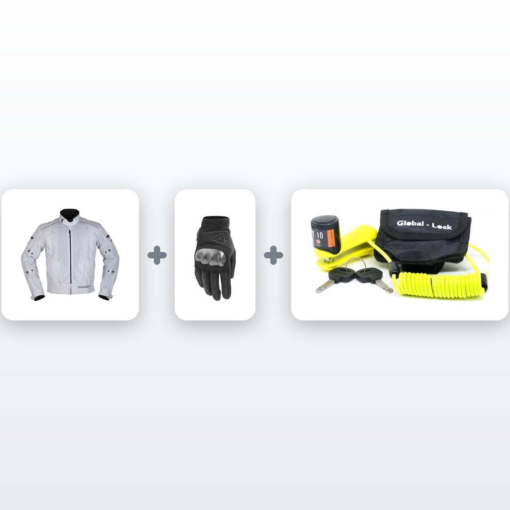 [KIT-TOURING] Kit Touring - Chaqueta + Guantes + Antirrobo