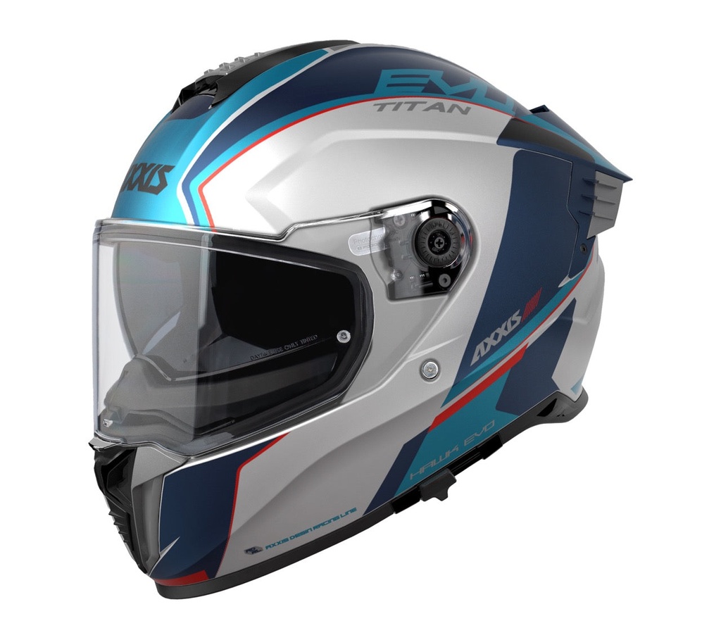 [4321B080713] Casco Axxis FF122SV Hawk Evo SV Titan A7 Azul Brillo (XS)