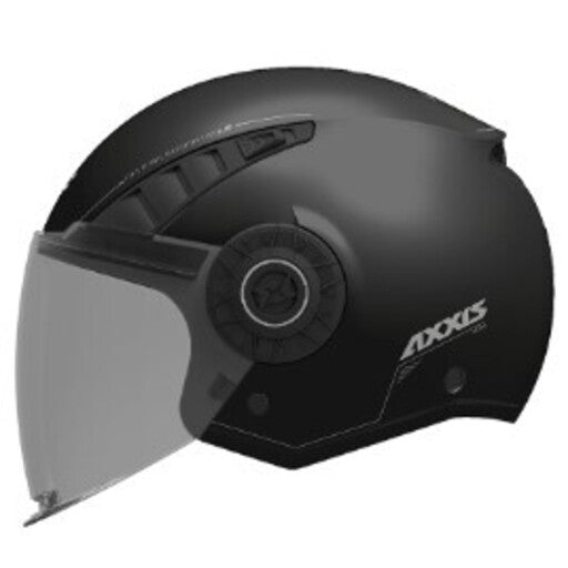 Casco Axxis OF513B Metro S Solid A1 Negro Brillo