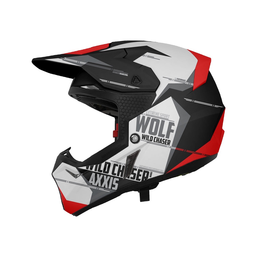 Casco Axxis MX803B Wolf S Chaser B5 Mate