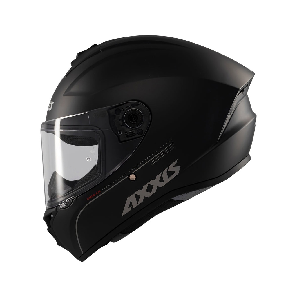 [434100001133] Casco Axxis FF112D Draken S Solid V.2 A11 Negro Mate (XS)