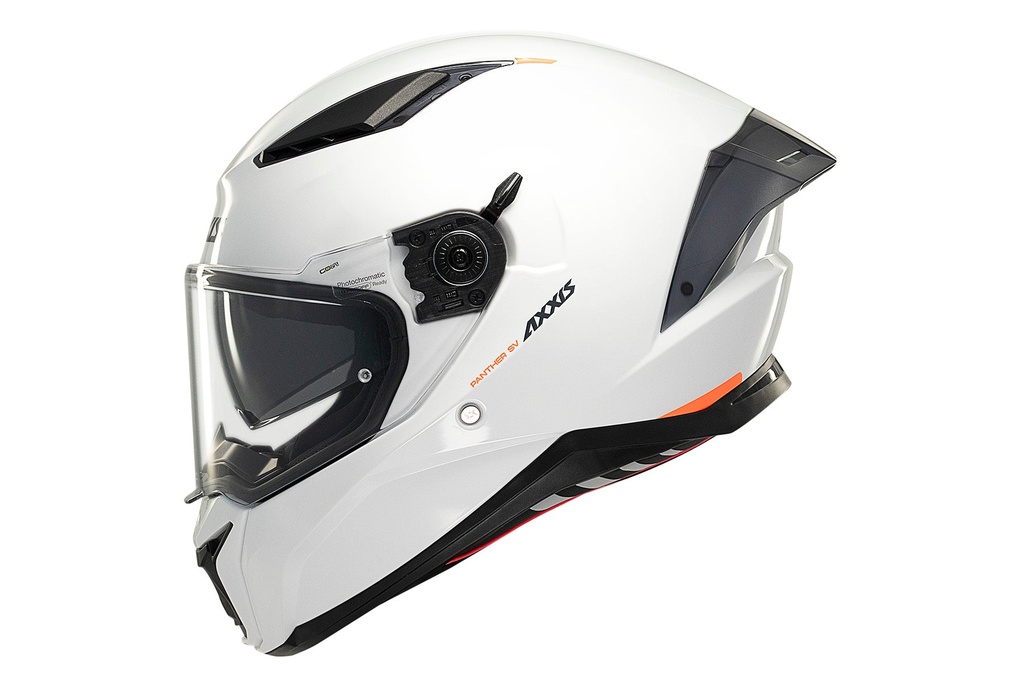 Casco Axxis FF130SV Panther SV Solid A0 Blanco Brillo