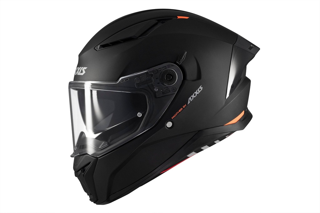 Casco Axxis FF130SV Panther SV Solid A1 Negro Brillo