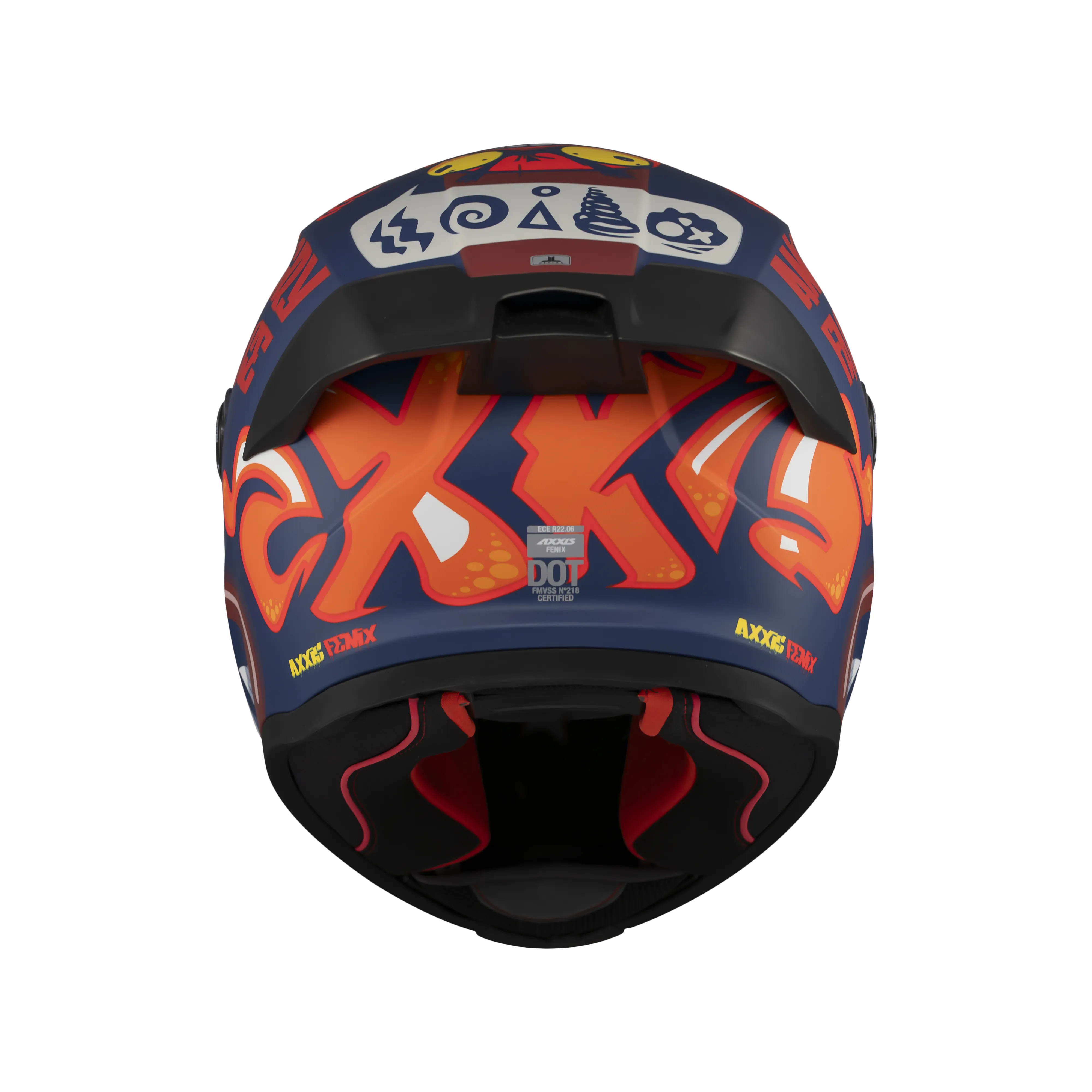 Casco Axxis FF132 Fenix Angry Face C5 Mate