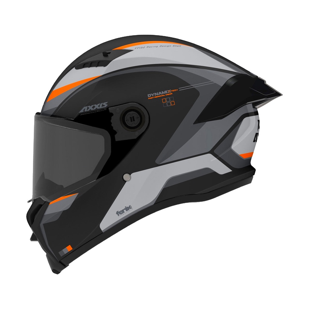 [4364C46B2203] Casco Axxis FF132 Fenix Turbulence B2 Mate (XS)