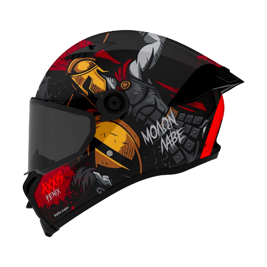 Casco Axxis FF132 Fenix Hoplita B5 Mate