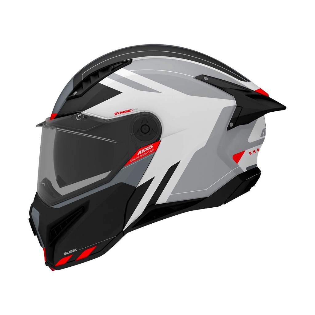 Casco Axxis FU409SV Ghostfighter SV Sleek A2 Brillo