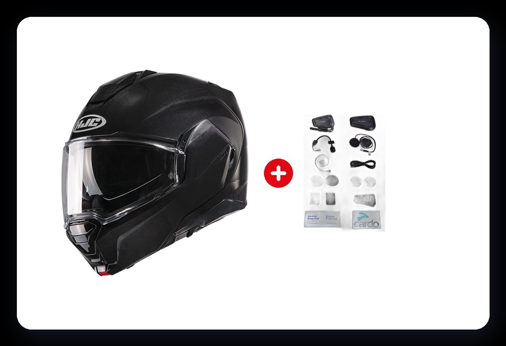 [CASCOEX-MOD_PREM-INTERCOM] Casco Modular Premium + Intercom Cardo