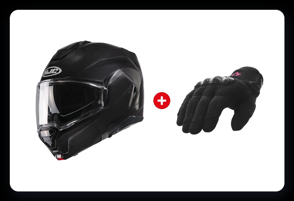 [CASCOEX-MOD_PREM-GUANTES] Casco Modular Premium + Guantes