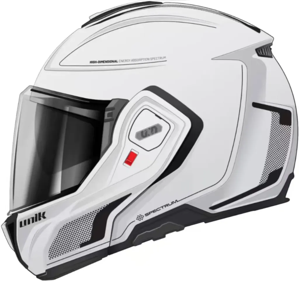 Casco Convertible Unik Spectrum DV Dotty negro blanco
