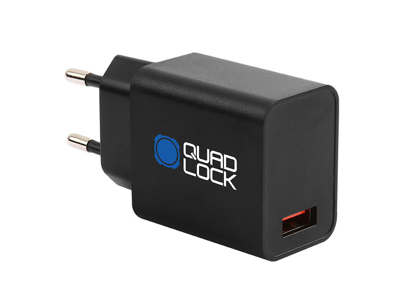 [QLA-PWB-EU] QUAD LOCK Adaptador de corriente tipo A USB estándar de la UE QUAD LOCK