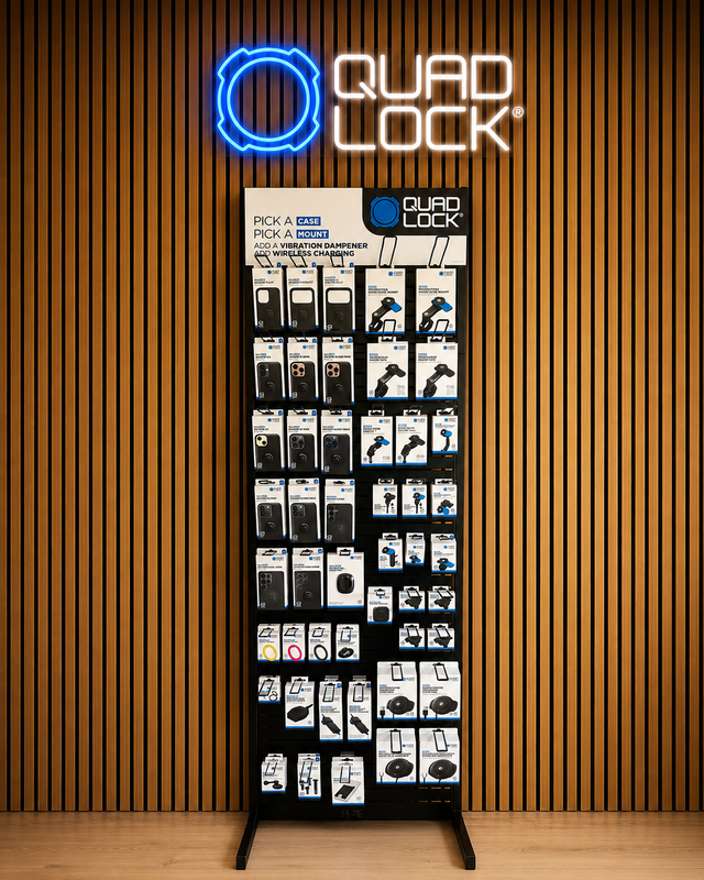 [QLD-NORD-FD] QUAD LOCK Expositor sin panel superior QUAD LOCK (Letrero magnético)