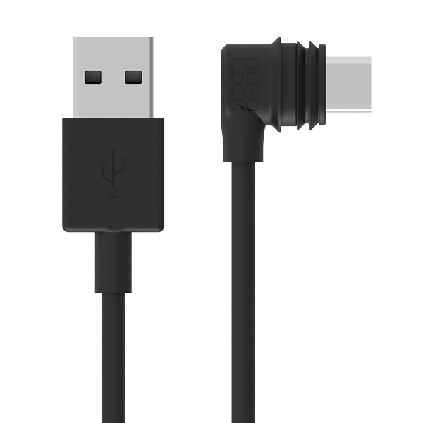 [QLP-MWC-USB-RA] QUAD LOCK Cable ángulo recto QUAD LOCK para cabezal de carga inalámbrica impermeable