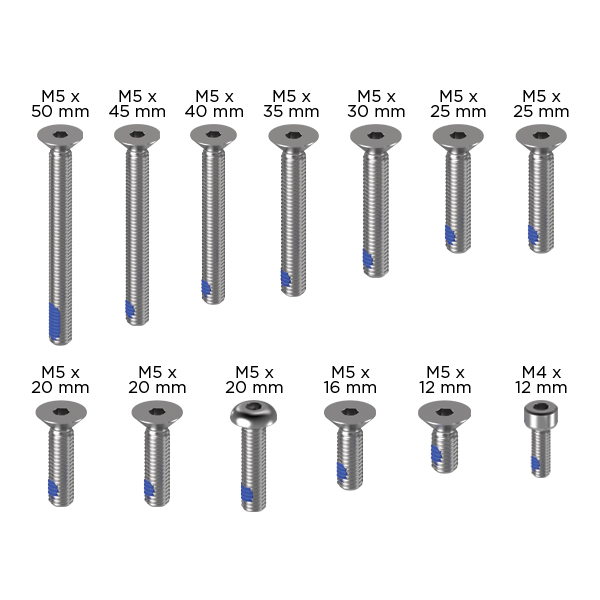 [QLP-RSS-2] QUAD LOCK Juego de tornillos de recambio QUAD LOCK