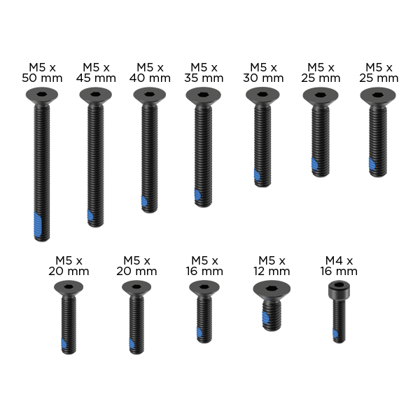 [QLP-RSS-PRO-2] QUAD LOCK Juego de tornillos QUAD LOCK Pro 2 - negro