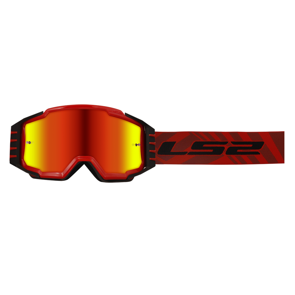 LS2 Charger Pro Kid Goggle Red IRIDIUM Visor