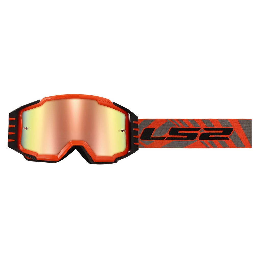 LS2 Charger Pro Kid Goggle H-v Orange IRIDIUM Visor