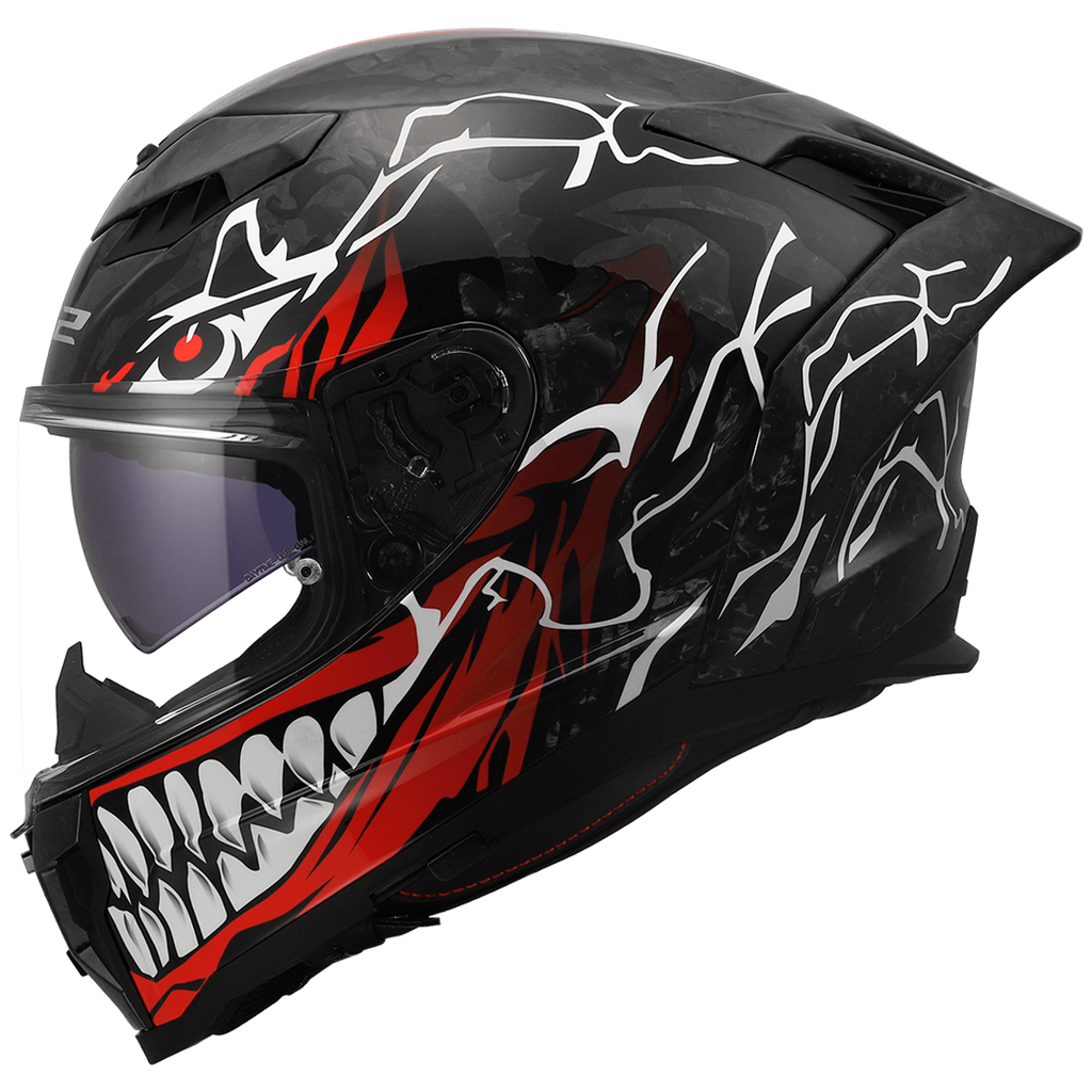 LS2 FF807 Dragon Fc Incubus White Red 3XL