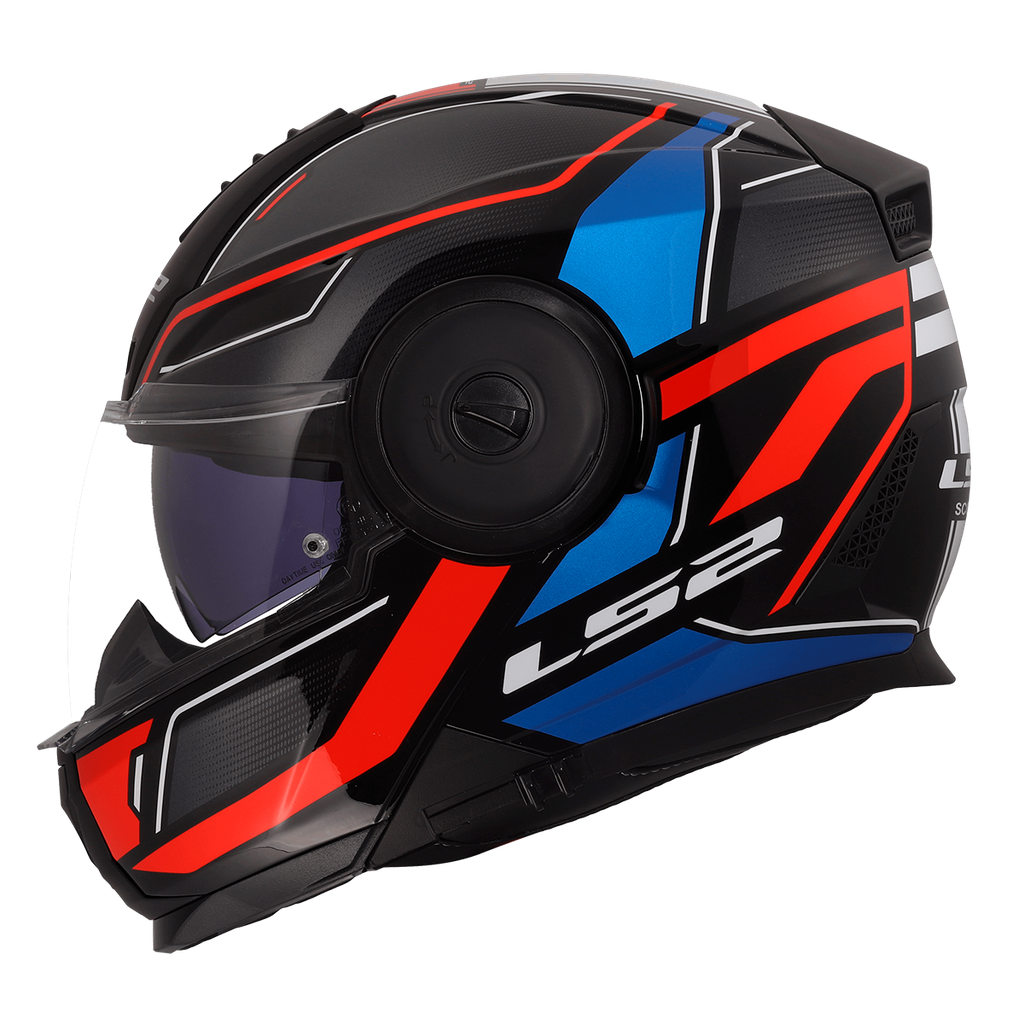 LS2 FF902 Scope II Arvos Black Blue RED-06 3XL