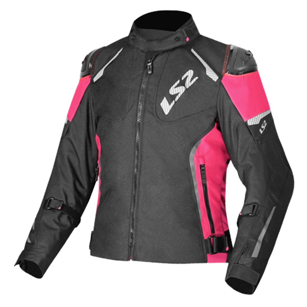 LS2 Zoom Lady Jacket Black Pink 3XL