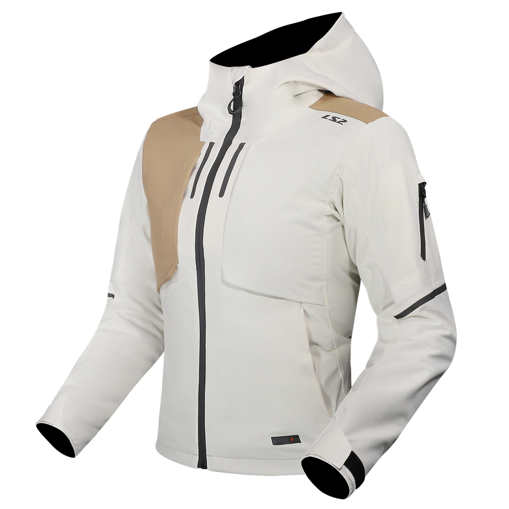 LS2 Axel Lady Jacket Light Grey Khaki 3XL