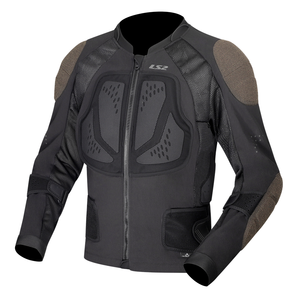 LS2 X-terrain Man Jacket Black Grey 3XL