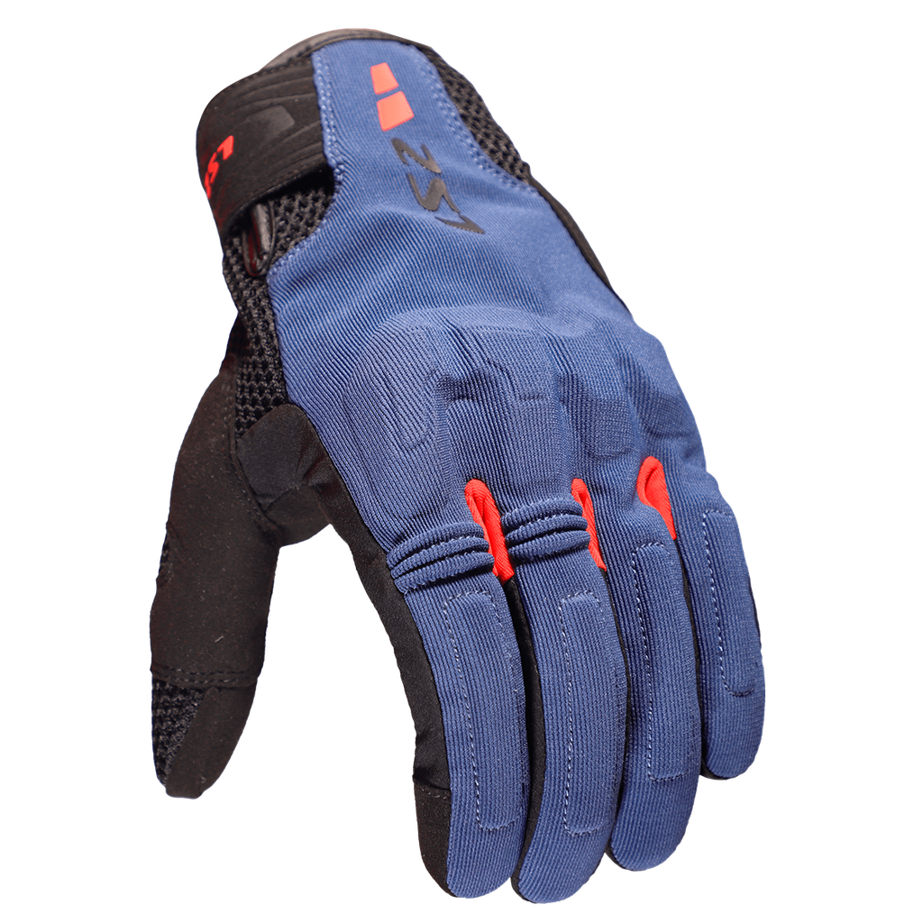 LS2 Dart III Lady Gloves Dark Blue Red L
